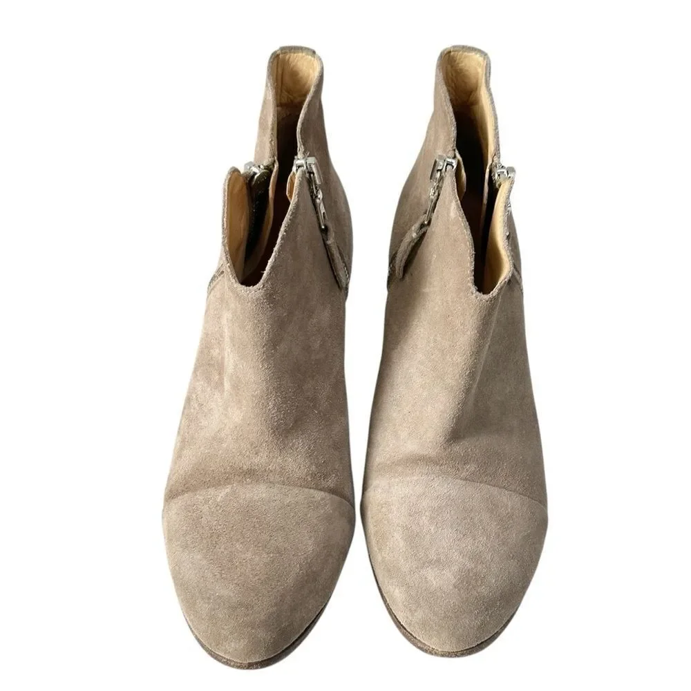 Rag & Bone Tan Suede Bootie Margot Size 38.5/8.5